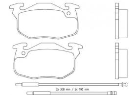 Brembo P61044 - PASTILLAS TURISMO
