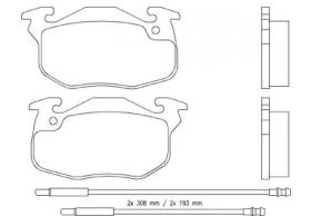 Brembo P61044 - PASTILLAS TURISMO