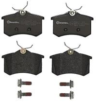Valeo P85017 - JUEGO DE 4 PASTILLAS DE FRENO BREMBO : P85017