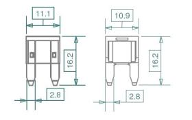 MAI MATERIAL ELECTRICO FM02 - FUSIBLE MINI 2 AMP.