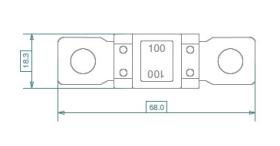 MAI MATERIAL ELECTRICO FS01 - FUSIBLE MEGA 175 AMP.