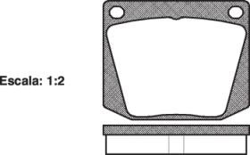 Rh 203800 - PASTILLA DE FRENO