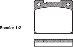 Rh 203930 - PASTILLAS DE FRENO