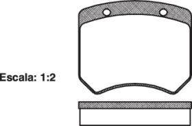 Rh 205100 - PASTILLAS DE FRENO