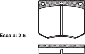 Rh 206300 - PASTILLAS DE FRENO