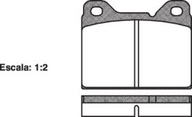 Rh 208100 - PASTILLAS DE FRENO