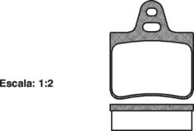 Rh 210200 - PASTILLAS DE FRENO