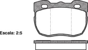 Valeo 226700 - PASTILLAS DE FRENO