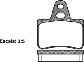 Rh 226900 - PASTILLA DE FRENO