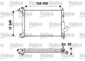 Valeo 731845 - RR OPEL VECTRA B 1.7 TD