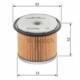 MAHLE FILTROS 1457431028 - FILTRO-BOX DE COMBUSTIBLE