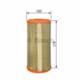 MAHLE FILTROS 1457432138 - CARTUCHO FILTRANTE AIRE